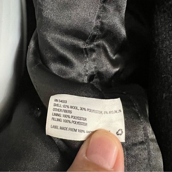 Gap Womens Navy Pea coat with pockets Size Medium - Picture 11 of 16